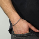 Pulsera de hombre, Acero inoxidable, Sin piedra