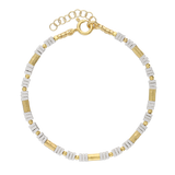 Pulseras Delicadas, Piedras de hematita con metales, Hematita artificial