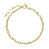 Pulseras Festivas, Bañado en oro, Sin piedra