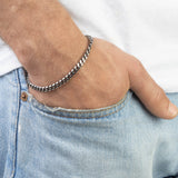 Pulsera de hombre, Acero inoxidable, Sin piedra