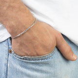 Pulsera de hombre, Acero inoxidable, Sin piedra