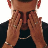 Pulsera de hombre, Acero inoxidable, Sin piedra