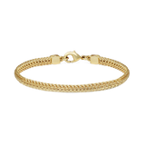 Pulseras Delicadas, Bañado en oro, Sin piedra