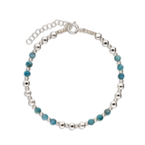Pulsera de piedra, Piedras de hematita con metales, Hematita artificial, Apatite