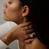 Pulseras Delicadas, Bañado en oro, Sin piedra