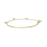 Esposas y brazaletes, Pulseras Delicadas, Bañado en oro, Sin piedra