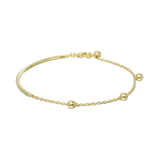 Esposas y brazaletes, Pulseras Delicadas, Bañado en oro, Sin piedra