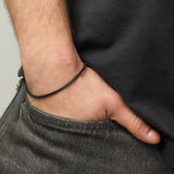 Pulsera de hombre, Acero inoxidable, Sin piedra
