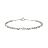 Pulseras Festivas, Plata 925 bañada en rodio, Zirconia cúbica artificial