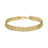 Pulseras Festivas, Bañado en oro, Sin piedra