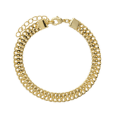 Pulseras Festivas, Bañado en oro, Sin piedra