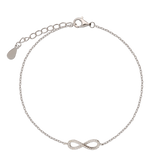 Pulseras Festivas, Plata 925 bañada en rodio, Zirconia cúbica artificial