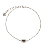 Pulseras Festivas, Plata 925 bañada en rodio, Zirconia cúbica artificial