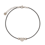 Pulseras delicadas, Plata de Ley 925, Sin piedra