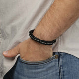 Pulsera de hombre, Acero inoxidable, Sin piedra