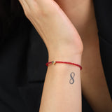 Pulseras delicadas, Bañado en oro, Vidrio de plomo