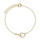 Pulseras Festivas, Bañado en oro, Zirconia cúbica artificial