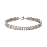 Pulsera de piedra, Acero inoxidable, Zirconia cúbica artificial