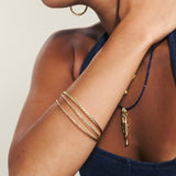 Esposas y brazaletes, Bañado en oro, Sin piedra