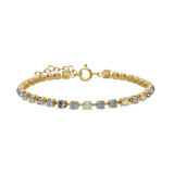 Pulsera de tenis, Bañado en oro, Vidrio de plomo