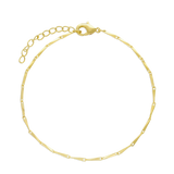 Pulseras Festivas, Bañado en oro, Sin piedra