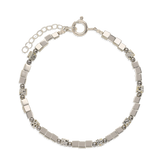 Pulsera de piedra, Piedras de hematita con metales, Hematita artificial