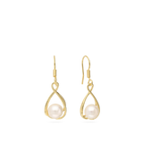 Gotas, Bañado en oro, Perla cultivada