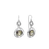 Gotas, Plata de Ley 925, Cristal Swarovski artificial