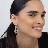 Gotas, Plata de Ley 925, Cristal Swarovski artificial