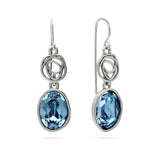 Gotas, Plata de Ley 925, Cristal Swarovski artificial