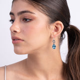 Gotas, Plata de Ley 925, Cristal Swarovski artificial