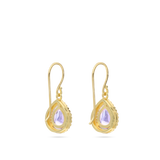 Gotas, Bañado en oro, Zirconia cúbica artificial, Vidrio de plomo