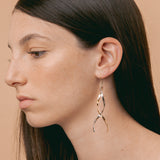 Gotas, Plata 925 y bañado en oro, Sin piedra