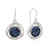 Gotas, Plata de Ley 925, Cristal Swarovski artificial