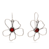 Gotas, Plata de Ley 925, Cristal Swarovski artificial