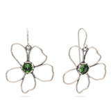 Gotas, Plata de Ley 925, Cristal Swarovski artificial