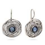 Gotas, Plata de Ley 925, Cristal Swarovski artificial