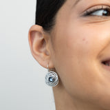 Gotas, Plata de Ley 925, Cristal Swarovski artificial