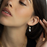 Gotas, Bañado en oro, Opalita artificial