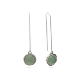 Gotas, Plata de Ley 925, Aventurina artificial