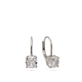 Gotas, Plata 925 bañada en rodio, Zirconia cúbica artificial