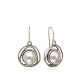 Gotas, Plata de Ley 925, Perla Swarovski artificial