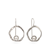 Gotas, Plata de Ley 925, Perla Swarovski artificial