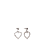 Gotas, Plata 925 bañada en rodio, Zirconia cúbica artificial