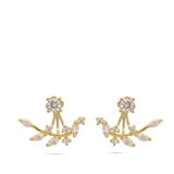 Gotas, Bañado en oro, Zirconia cúbica artificial