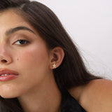 Tuerca, Bañado en oro, Sin piedra