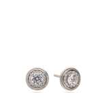 Tuerca, Plata de Ley 925, Zirconia cúbica artificial
