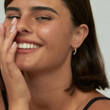 Tuerca, Bañado en oro, Zirconia cúbica artificial