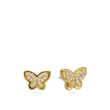 Tuerca, Bañado en oro, Zirconia cúbica artificial