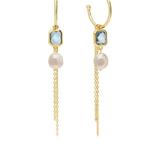 Aros, Bañado en oro, Perla cultivada, Vidrio de plomo